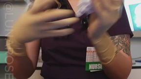 5 min Watch me glove up in Surgical Gloves and guid you with jerk off instructions! With a cum count down!