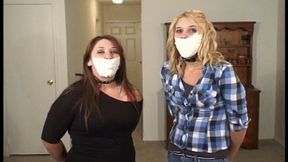Two 19 year olds gagged and bound with friend