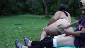 I Masturbate a Stranger in a Park - Risky Sex Lexly_16 & Magician