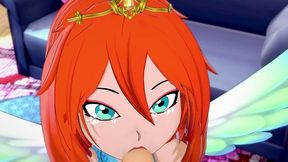 stella gives a blowjob in pov - cartoon parody