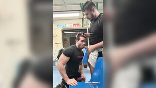 Public bang-out on the teach