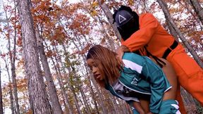 Playing Squid Games outside Cosplay Parody