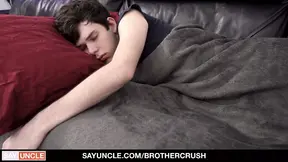 Cuddling Stepbros Fuck After Nap