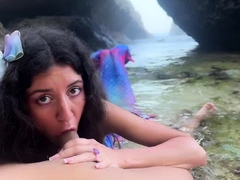 Met a real Mermaid on an Island and gave her legs to fuck!