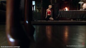 Bound in ball & suspended anal fucked