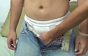 Hot gay scene he gushed that blast of honey cum in a