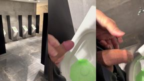 shopping mall public toilet jizz