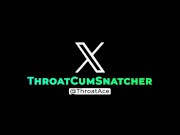 Deepthroating a 28cm Long, 5.7cm Thick Dildo Like a Good Slut