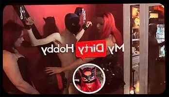 RedCatUgly & Friends Deliver First Blowjob on X-Cross in Latex – 3:25 HD