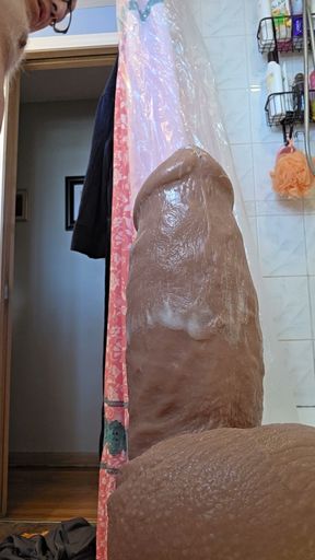 Filthy Asspussy Gets Internal Cleaning By Mr. Hankeys XXL 12.5 Inch Wide Thicky Nicky 1 of 2