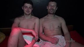 french bad boy top with big dick fucking row bottom