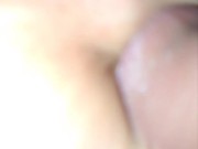 Amateur edging my big brown cock BBC