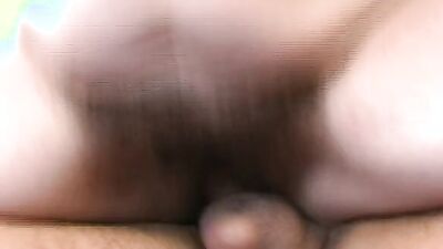 Mature hairy mom loves big fat cock in her ass!