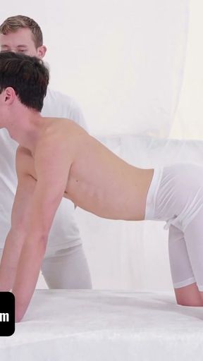 It's Hard To Stay Righteous When Your Fellow Missionary Boy Tempts You Constantly With His Butthole   Clip 1