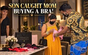 Step Stepson Saw Stepmom Seducing Bra Seller