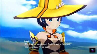Blue-haired magical girl overwhelmed in passionate missionary scene