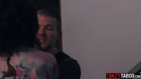 Charlotte Sins can't hide her craving and relishes in wild threesome action