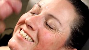 Slutty Sluts Swallowing Spluge At Facial Fest