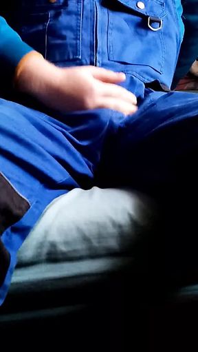 Cumshot in clothes