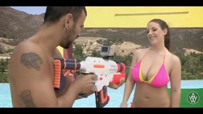 Angela White Pounded At Pool - Hardcore Sex