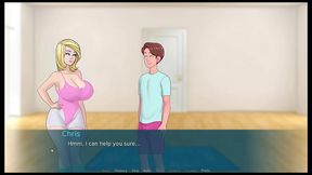 sexnote - all sex scenes [ taboo hentai game pornplay ] ep.21 step aunt teaching sexy yoga
