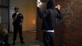 BROMO - Jordan Levine among Zane Anders handjob public sex