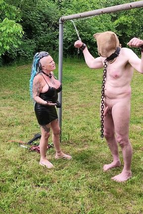 Whipped Naked in Nature