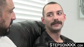 StepsonXXX.com - My horny stepdad Marco Napoli and my stepbro bred my deep ass