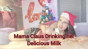 Mama Claus Drinking her Delicious Milk - SFL099