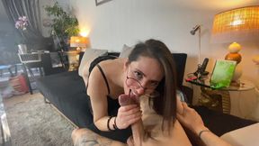 I try new lingerie in front of Mr. Jonas, I want him to fuck me