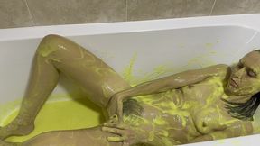 gunge orgasm in the bath