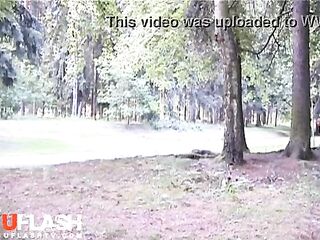 dickflash for teens in park