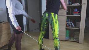 Feel The Cane, Boy! - FEMDom