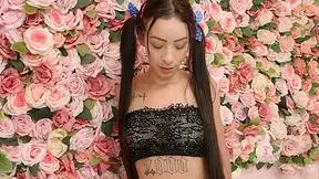 Beautiful latina Gih Spanic gets hard anal fucked by monster