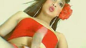 Gorgeous Tranny Masturbate her Cock