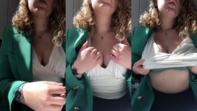 il faut aussi profiter des seins, meme au boulot