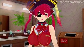 HOLOLIVE VIRTUAL YOUTUBER HOUSHOU MARINE ANIME HENTAI 3D UNCENSORED