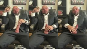 jason collins cigar, suit, joi, masturbation!