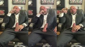 jason collins cigar, suit, joi, masturbation!