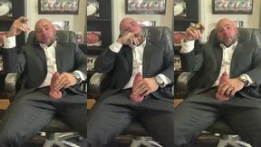 jason collins cigar, suit, joi, masturbation!