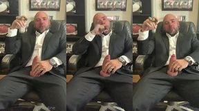 jason collins cigar, suit, joi, masturbation!