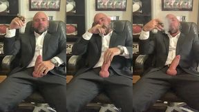 jason collins cigar, suit, joi, masturbation!