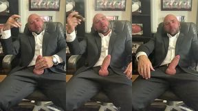 jason collins cigar, suit, joi, masturbation!
