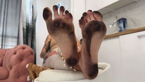 Worship Dirty Soles Of Galyna And Miriam - Polish And English Language