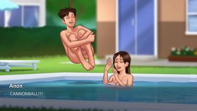 Korean big mom and dad new seen in summer time saga