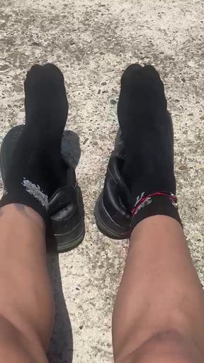 Walking Through the Castle of Cartagena and I Take off My Shoes to Rest so That You Can Worship My Feet