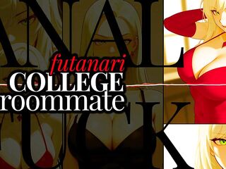 F4M - Erotic Audio - Futa College Roommate Gives U ANAL - Shemale hentai Anal Bang