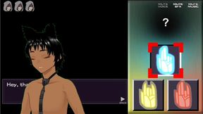 magic match up - doing a strip tease game and enjoying it