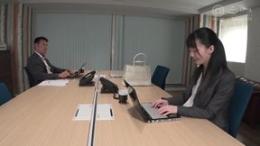 At the Mercy of the Erotic Lascivious Woman Who Is in Heat Even When She Is at Work. Part.1