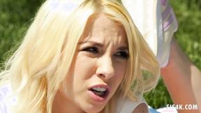 ”SISTERTRICK Kenzie Reeves always wondered about a fat shaft as a stepsis”